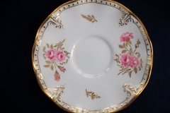 ROYAL CROWN DERBY ROYAL PINXTON ROSES A1155 - CUP & SAUCER   .....   http://jaapiesfinechinastore.com
