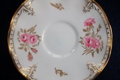 ROYAL CROWN DERBY ROYAL PINXTON ROSES A1155 - CUP & SAUCER   .....   http://jaapiesfinechinastore.com