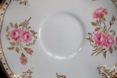 ROYAL CROWN DERBY ROYAL PINXTON ROSES A1155 - CUP & SAUCER   .....   https://www.jaapiesfinechinastore.com