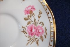 ROYAL CROWN DERBY ROYAL PINXTON ROSES A1155 - CUP & SAUCER   .....   http://jaapiesfinechinastore.com