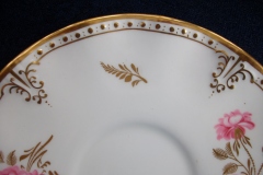 ROYAL CROWN DERBY ROYAL PINXTON ROSES A1155 - CUP & SAUCER   .....   https://www.jaapiesfinechinastore.com