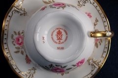 ROYAL CROWN DERBY ROYAL PINXTON ROSES A1155 - CUP & SAUCER   .....   http://jaapiesfinechinastore.com
