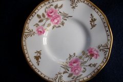 ROYAL CROWN DERBY ROYAL PINXTON ROSES A1155 - DEMI CUP & SAUCER   .....   http://jaapiesfinechinastore.com
