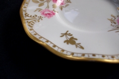 ROYAL CROWN DERBY ROYAL PINXTON ROSES A1155 - DEMI CUP & SAUCER   .....   https://www.jaapiesfinechinastore.com