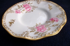 ROYAL CROWN DERBY ROYAL PINXTON ROSES A1155 - DEMI CUP & SAUCER   .....   https://www.jaapiesfinechinastore.com