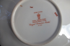 ROYAL CROWN DERBY ROYAL PINXTON ROSES A1155 - DEMI CUP & SAUCER   .....   https://www.jaapiesfinechinastore.com