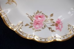 ROYAL CROWN DERBY ROYAL PINXTON ROSES A1155 -  LUNCH  PLATE    .....   http://jaapiesfinechinastore.com