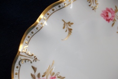 ROYAL CROWN DERBY ROYAL PINXTON ROSES A1155 -  LUNCH  PLATE    .....   https://www.jaapiesfinechinastore.com