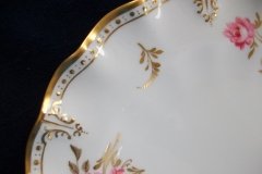 ROYAL CROWN DERBY ROYAL PINXTON ROSES A1155 -  LUNCH  PLATE    .....   http://jaapiesfinechinastore.com