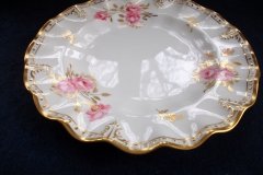ROYAL CROWN DERBY ROYAL PINXTON ROSES A1155 -  LUNCH  PLATE    .....   http://jaapiesfinechinastore.com