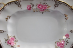 ROYAL CROWN DERBY ROYAL PINXTON ROSES A1155 -  SERVING PLATTER  13  1/8"    .....   https://www.jaapiesfinechinastore.com