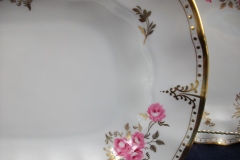 ROYAL CROWN DERBY ROYAL PINXTON ROSES A1155 -  SERVING PLATTER  13  1/8"    .....   https://www.jaapiesfinechinastore.com