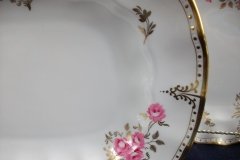 ROYAL CROWN DERBY ROYAL PINXTON ROSES A1155 -  SERVING PLATTER  13  1/8"    .....   http://jaapiesfinechinastore.com