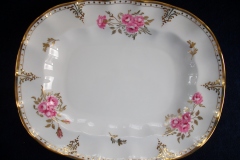 ROYAL CROWN DERBY ROYAL PINXTON ROSES A1155 -  SERVING PLATTER  13  1/8"    .....   https://www.jaapiesfinechinastore.com