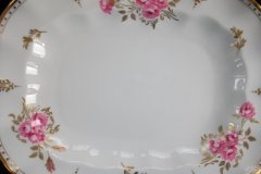 ROYAL CROWN DERBY ROYAL PINXTON ROSES A1155 -  SERVING PLATTER  13  1/8"    .....   http://jaapiesfinechinastore.com