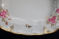 ROYAL CROWN DERBY ROYAL PINXTON ROSES A1155 -  SERVING PLATTER  13  1/8"    .....   https://www.jaapiesfinechinastore.com