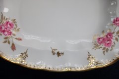 ROYAL CROWN DERBY ROYAL PINXTON ROSES A1155 -  SERVING PLATTER  13  1/8"    .....   http://jaapiesfinechinastore.com