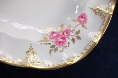 ROYAL CROWN DERBY ROYAL PINXTON ROSES A1155 -  SERVING PLATTER  13  1/8"    .....   http://jaapiesfinechinastore.com