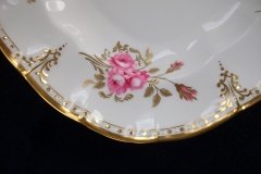 ROYAL CROWN DERBY ROYAL PINXTON ROSES A1155 -  SERVING PLATTER  13  1/8"    .....   http://jaapiesfinechinastore.com