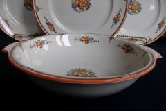 ROYAL WINTON/ GRIMWADES DUCHESS #9457-  ROUND OPEN SERVING BOWL   .....   http://jaapiesfinechinastore.com