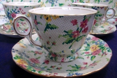 ROYAL WINTON QUEEN ANNE- CUP & SAUCER (RALEIGH )    ..... https://www.jaapiesfinechinastore.com