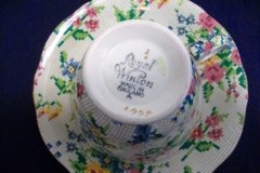 ROYAL WINTON QUEEN ANNE- CUP & SAUCER (RALEIGH )    ..... http://jaapiesfinechinastore.com