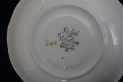 ROYAL WINTON QUEEN ANNE-  SAUCER FOR TEA CUP    ..... https://www.jaapiesfinechinastore.com