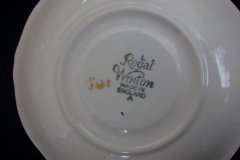 ROYAL WINTON QUEEN ANNE-  SAUCER FOR TEA CUP    ..... http://jaapiesfinechinastore.com