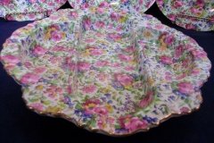 ROYAL WINTON SUMMERTIME- 3 PART RELISH DISH  (MARINA)  ..... http://jaapiesfinechinastore.com