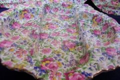 ROYAL WINTON SUMMERTIME- 3 PART RELISH DISH  (MARINA)  ..... http://jaapiesfinechinastore.com