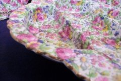 ROYAL WINTON SUMMERTIME- 3 PART RELISH DISH  (MARINA)  ..... http://jaapiesfinechinastore.com
