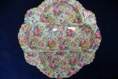 ROYAL WINTON SUMMERTIME- 3 PART RELISH DISH  (MARINA)  ..... http://jaapiesfinechinastore.com