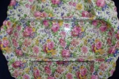 ROYAL WINTON SUMMERTIME- 3 PART RELISH DISH  (MARINA)  ..... http://jaapiesfinechinastore.com