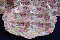 ROYAL WINTON SUMMERTIME-  5 PART HORS D'OEUVRE DISH ..... http://jaapiesfinechinastore.com