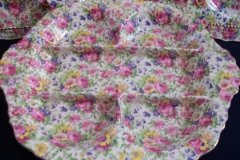ROYAL WINTON SUMMERTIME-  5 PART HORS D'OEUVRE DISH ..... http://jaapiesfinechinastore.com