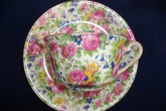 ROYAL WINTON SUMMERTIME- ASCOT CUP & ROUND SAUCER  6 1/4" ..... https://www.jaapiesfinechinastore.com