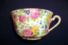 ROYAL WINTON SUMMERTIME- ASCOT CUP & ROUND SAUCER  6 1/4" ..... http://jaapiesfinechinastore.com