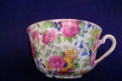 ROYAL WINTON SUMMERTIME- ASCOT CUP & ROUND SAUCER  6 1/4" ..... http://jaapiesfinechinastore.com