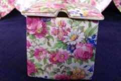 ROYAL WINTON SUMMERTIME- JAM/JELLY POT WITH LID (ASCOT)  ..... http://jaapiesfinechinastore.com