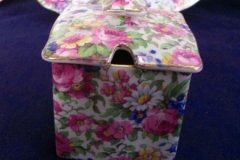 ROYAL WINTON SUMMERTIME- JAM/JELLY POT WITH LID (ASCOT)  ..... http://jaapiesfinechinastore.com