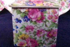 ROYAL WINTON SUMMERTIME- JAM/JELLY POT WITH LID (ASCOT)  ..... http://jaapiesfinechinastore.com
