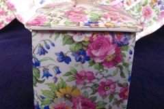 ROYAL WINTON SUMMERTIME- JAM/JELLY POT WITH LID (ASCOT)  ..... http://jaapiesfinechinastore.com