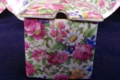 ROYAL WINTON SUMMERTIME- JAM/JELLY POT WITH LID (ASCOT)  ..... http://jaapiesfinechinastore.com