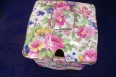 ROYAL WINTON SUMMERTIME- JAM/JELLY POT WITH LID (ASCOT)  ..... http://jaapiesfinechinastore.com