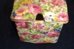 ROYAL WINTON SUMMERTIME- JAM/JELLY POT WITH LID (ASCOT)  ..... http://jaapiesfinechinastore.com