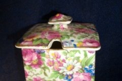 ROYAL WINTON SUMMERTIME- JAM/JELLY POT WITH LID (ASCOT)  ..... http://jaapiesfinechinastore.com