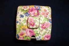 ROYAL WINTON SUMMERTIME- JAM/JELLY POT WITH LID (ASCOT)  ..... http://jaapiesfinechinastore.com