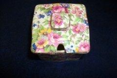 ROYAL WINTON SUMMERTIME- JAM/JELLY POT WITH LID (ASCOT)  ..... http://jaapiesfinechinastore.com
