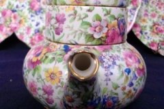 ROYAL WINTON SUMMERTIME-  MINI TEAPOT STACKING SET  ..... http://jaapiesfinechinastore.com