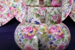 ROYAL WINTON SUMMERTIME-  MINI TEAPOT STACKING SET  ..... http://jaapiesfinechinastore.com